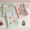 Brand photoalbum, small bag with zipper, storage system for elementary school students, card book, Korean style