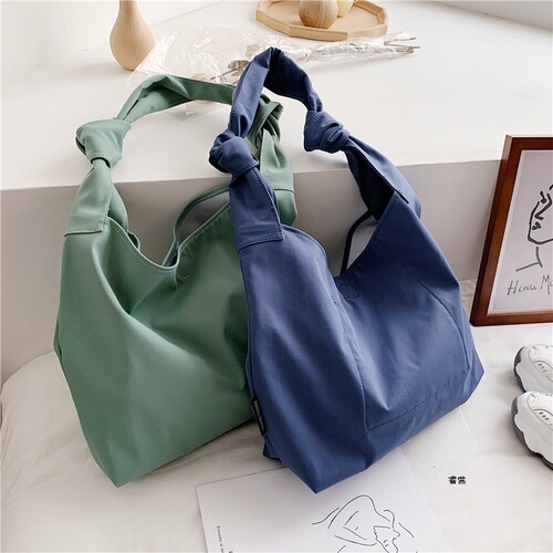 Spring and summer new women's tote bag, lazy style nylon Korean version crossbody bag, women's versatile large capacity fashion shoulder bag