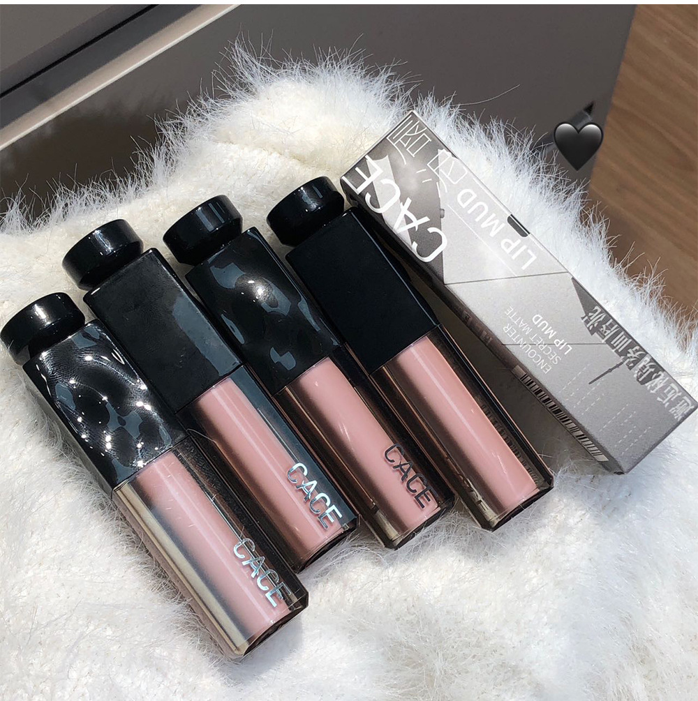 CACE Encounters Secret Realm Matte Lip Gloss 6-color Matte Jelly Lip Gloss Italian Concentrated Lipstick Velvet Student Whitening undefined