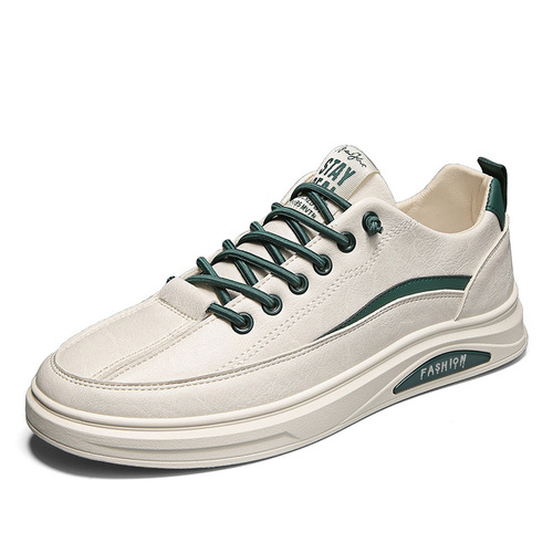Men's Shoes  New Summer White Trendy Shoes Sports and Casual Shoes Men's Trendy Versatile Shoes Men's Leather Shoes