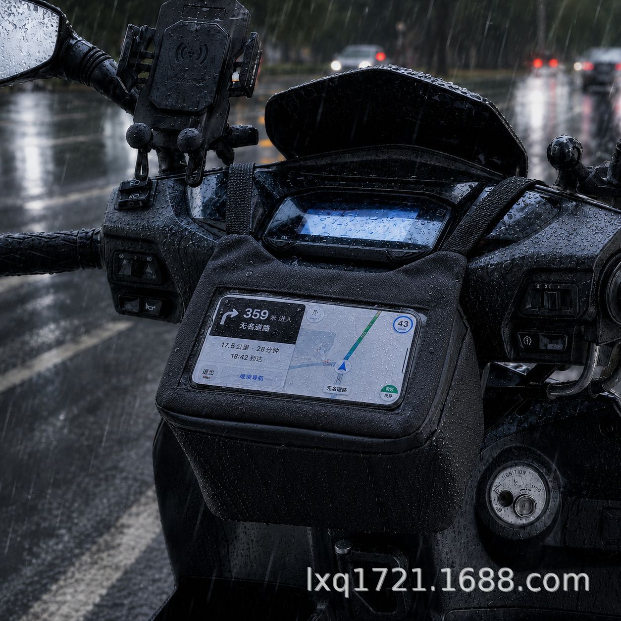 Southeast Asia cross-border in-stock motorcycle electric vehicle head bag, multifunctional motorcycle touring navigation hanging bag