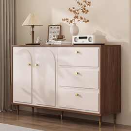 实木小户型斗柜靠墙五斗柜卧室床尾柜客厅抽屉柜法式收纳柜储物柜