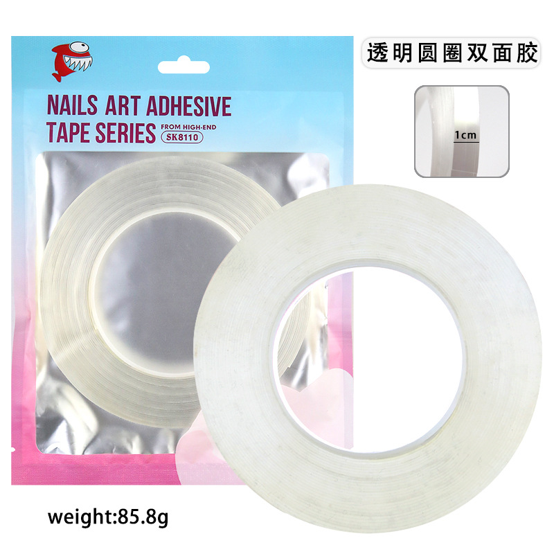 Manicure pegamento de doble cara pegamento de cristal transparente desgaste material de herramienta de uñas herramientas de manicure al por mayor