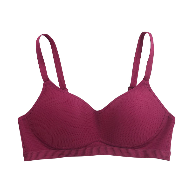 Comercio exterior spot gran sujetador de mujer transpirable ultra delgado sin anillo de acero para juntarse anti-caída ropa interior cómoda de mujer