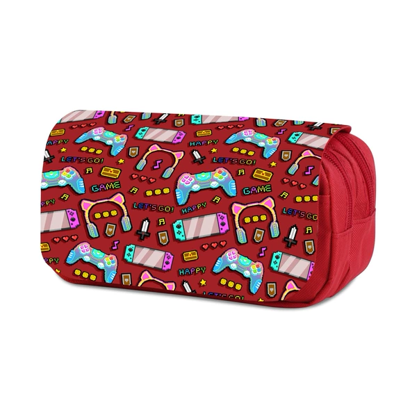 Genuine cartoon fuchsia cosmetic bag