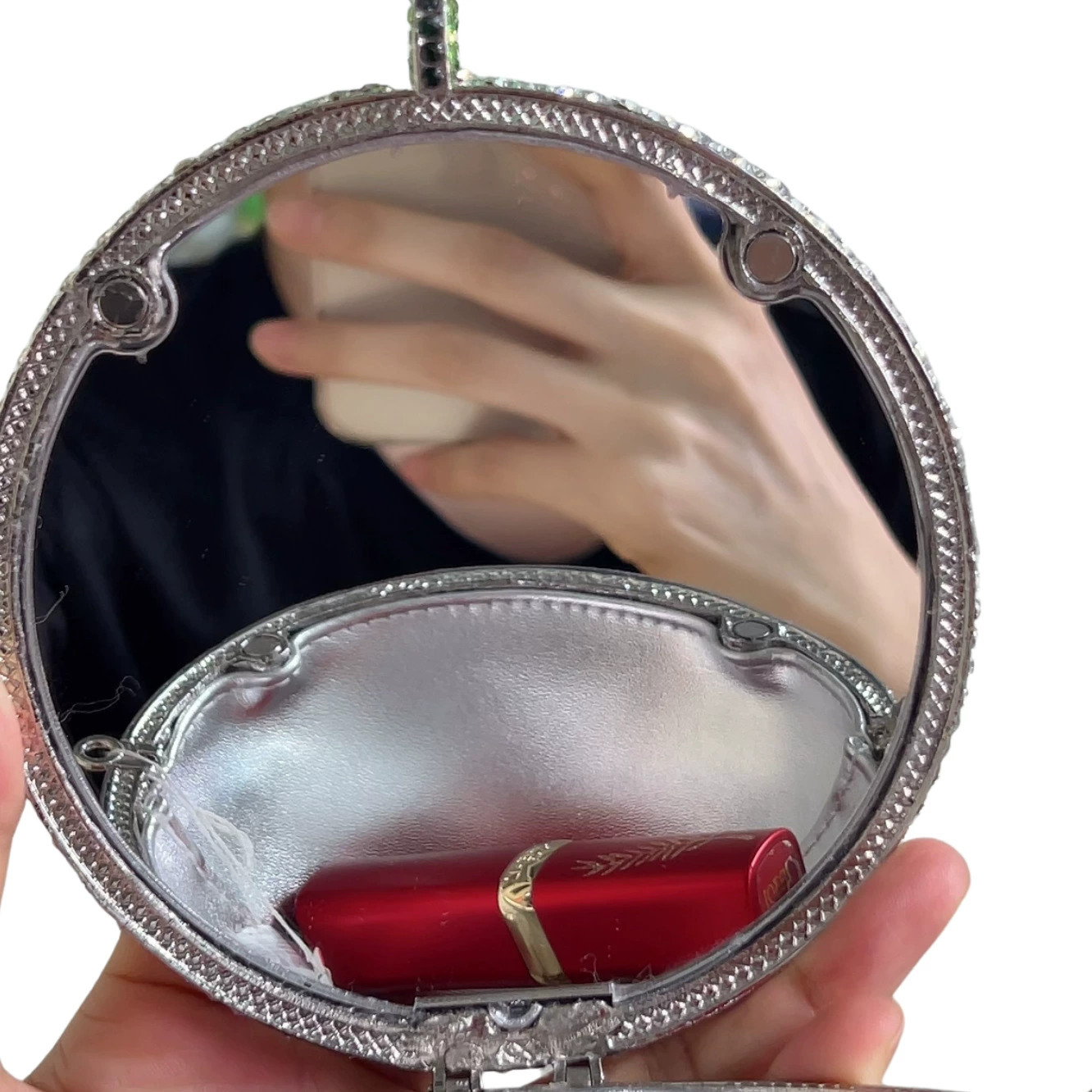 Стеклянная сумка Martini Crystal Cocktail Roulette Diamond Dinner Bag, новая бриллиантовая сумка для руки женщины