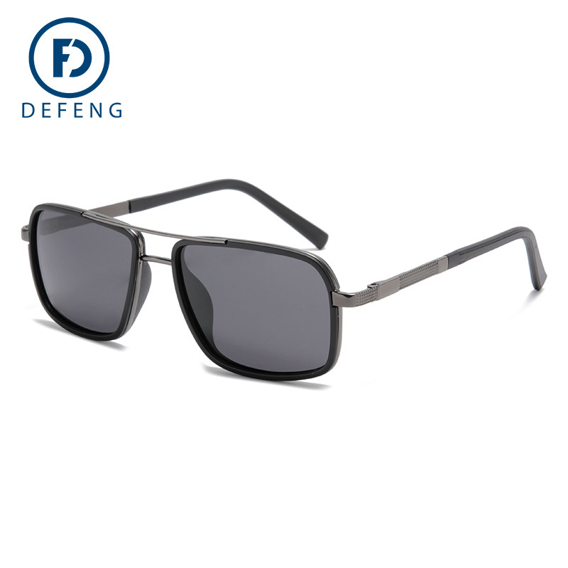 Polarized Steampunk Sports Sunglasses For Men With Double Bridge_voghion.com