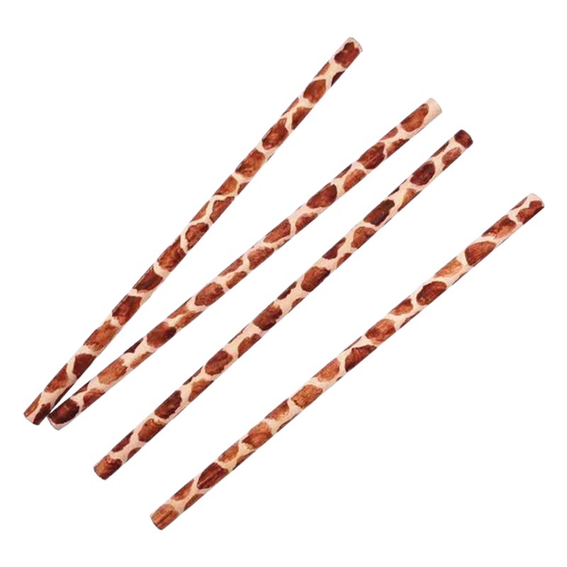 Qingmufan pintado a mano patrón animal registro lápiz redondo a granel HB estudiante niños caligrafía lápiz