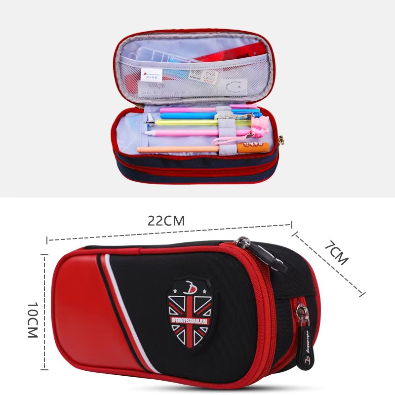 한국 스타일 검은 색과 빨간색