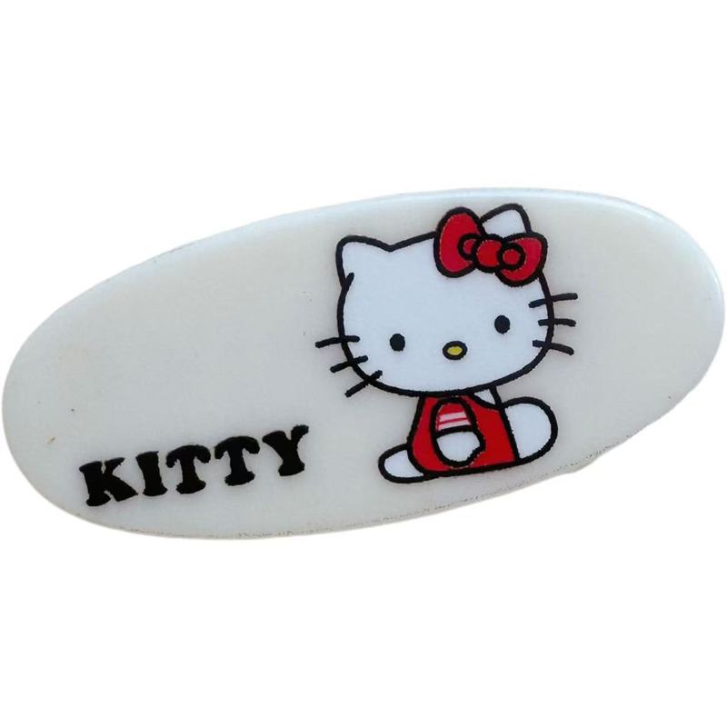 hellokitty发卡可爱甜美珍凯蒂猫椭圆发夹少女刘海侧边夹百搭发饰|undefined