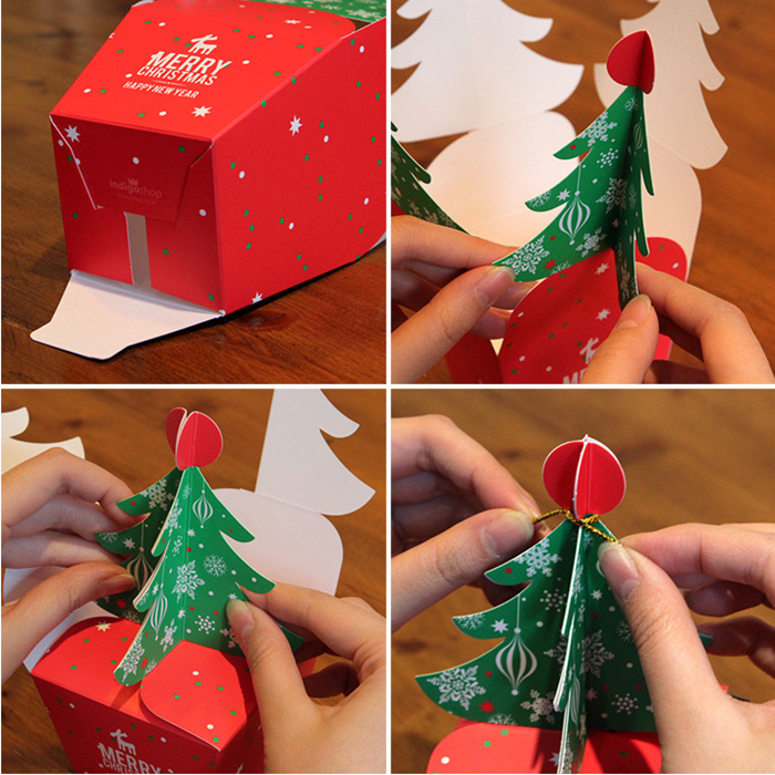 クリスマスギフト包装ギフトボックスカートンクリスマスツリーアップルボックス包装ボックスピンフルーツボックスキャンディーケーキボックス|undefined