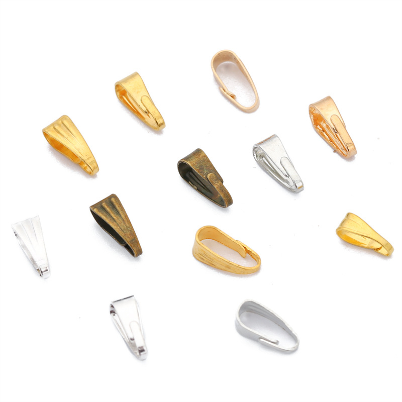 铁质瓜子扣挂爪扣叉扣错口瓜子扣吊坠扣项链坠扣DIY饰品配件材料