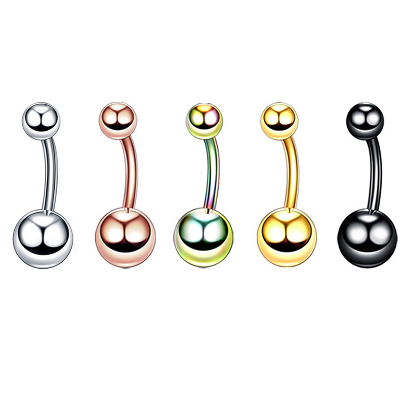 Titan Piercing Bauchnabelpiercing Mit Doppelstein Aus Titan_voghion.com