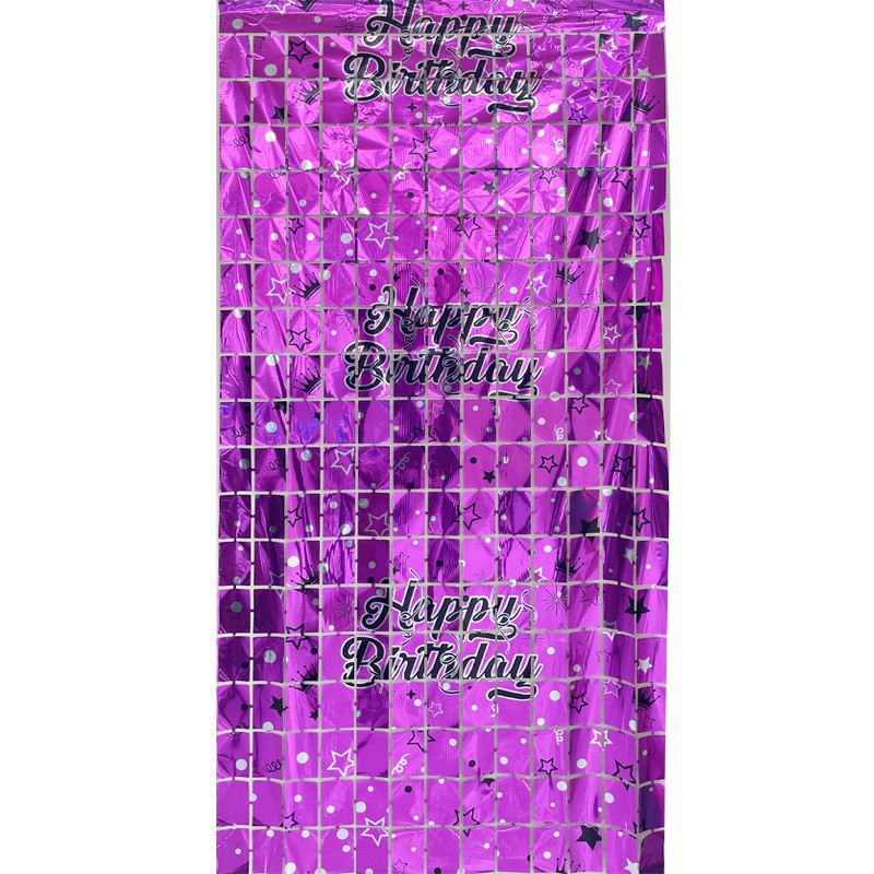 Beauty Sea 1.2m cortina de lluvia de Halloween decoración de Navidad decoración de pared de cumpleaños decoración de plástico