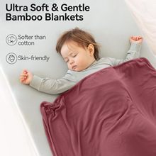 亚马逊跨境儿童竹纤维盖毯夏凉被冷感毯婴儿午睡毯柔软可水洗薄毯