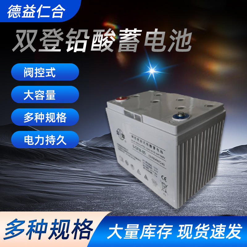双登蓄电池2V免维护GFM-200 300 400 500AH电厂通信基站UPS双登