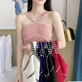 女式针织衫;吊带背心;女式打底衫