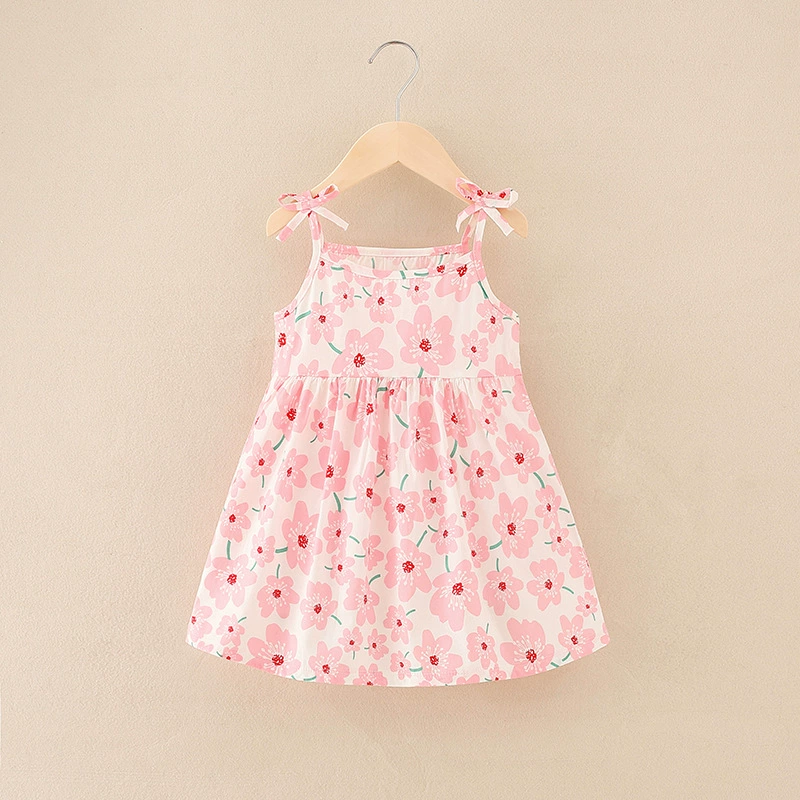 Летний детский бренд slip dress для принцессы, детская одежда, цветочная вышивка