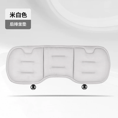 Seat Cover for Rear Seats, Seat cushion, seat cover - 2016-punched-rear-seat-off-white-1-piece