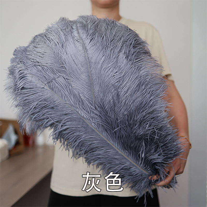55 - 60cm plumas de avestruz de Sudáfrica al por mayor accesorios de ropa DIY accesorios materiales accesorios de diseño de boda lana de avestruz