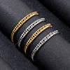 Bracelet hip-hop style stainless steel, necklace, wish, suitable for import, wholesale, European style, 6.5m