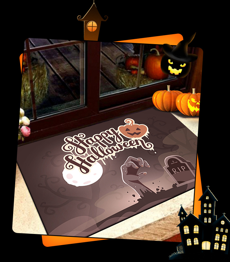 万圣节地垫,节日地毯,装饰地地毯,玄关门垫