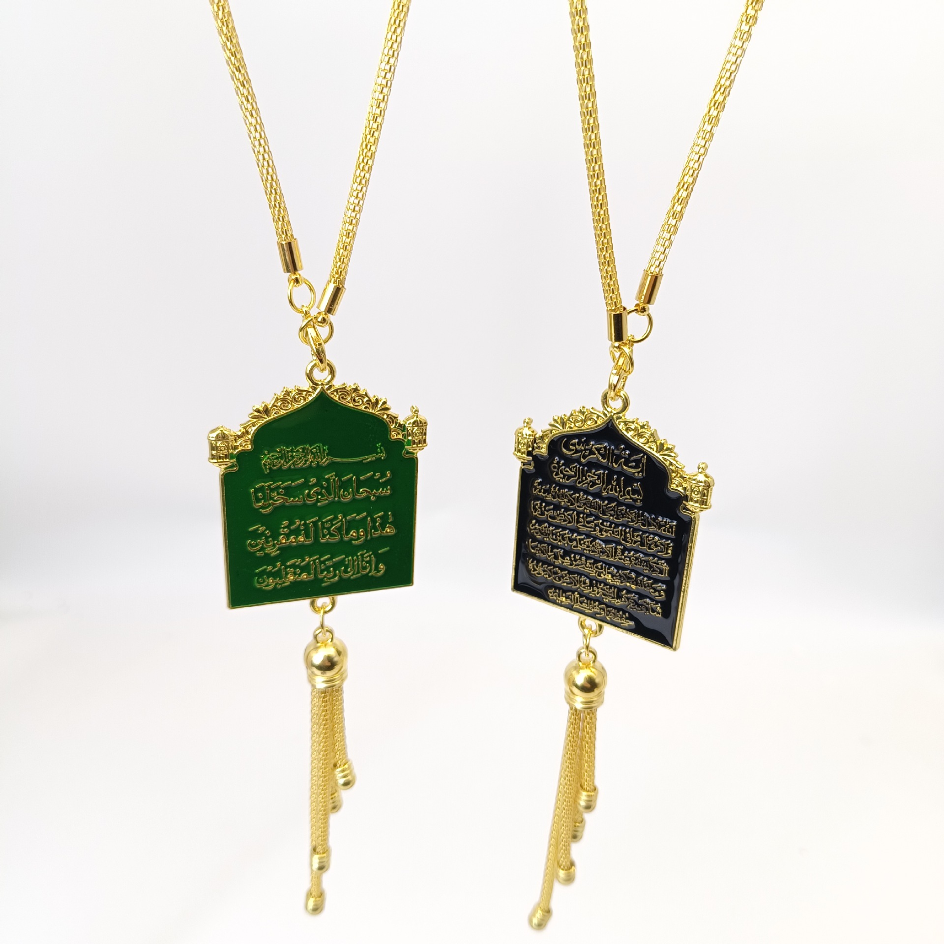 Cross-Border Middle Eastern Saudi Style Multi-Color Fashion Pendants, Car Rearview Mirror Pendants, Accessories with Various Styles, Car Pendants