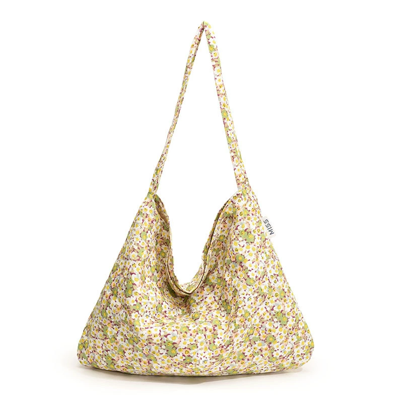Capacious cloth bag, retro one-shoulder bag, South Korea
