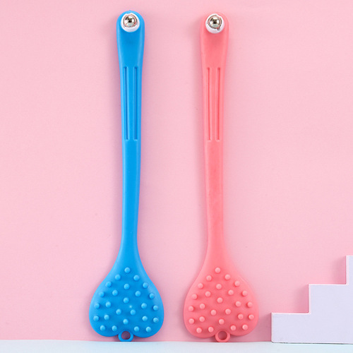 Health and Wellness Scraping Board, Neck and Shoulder Silicone Meridian Scraping Health Care Tool, Full Body Massage Cane, Massage Stick, Home Beauty Instrument
