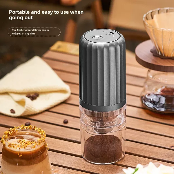 Coffee Grinder electric bean grinder household small automatic coffee bean grinding portable Italian coffee machine charging