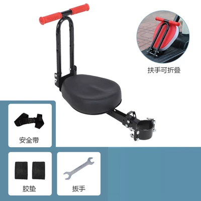 Electric Bike Child Seats — Electric car child seat - black-all-black-sofa-harley-armrests