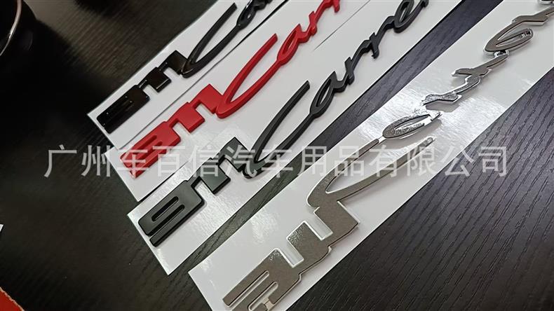 Suitable for Porsche 911 Carrera Car Logo Carrera Cayenne Panamera Modified English Rear Emblem
