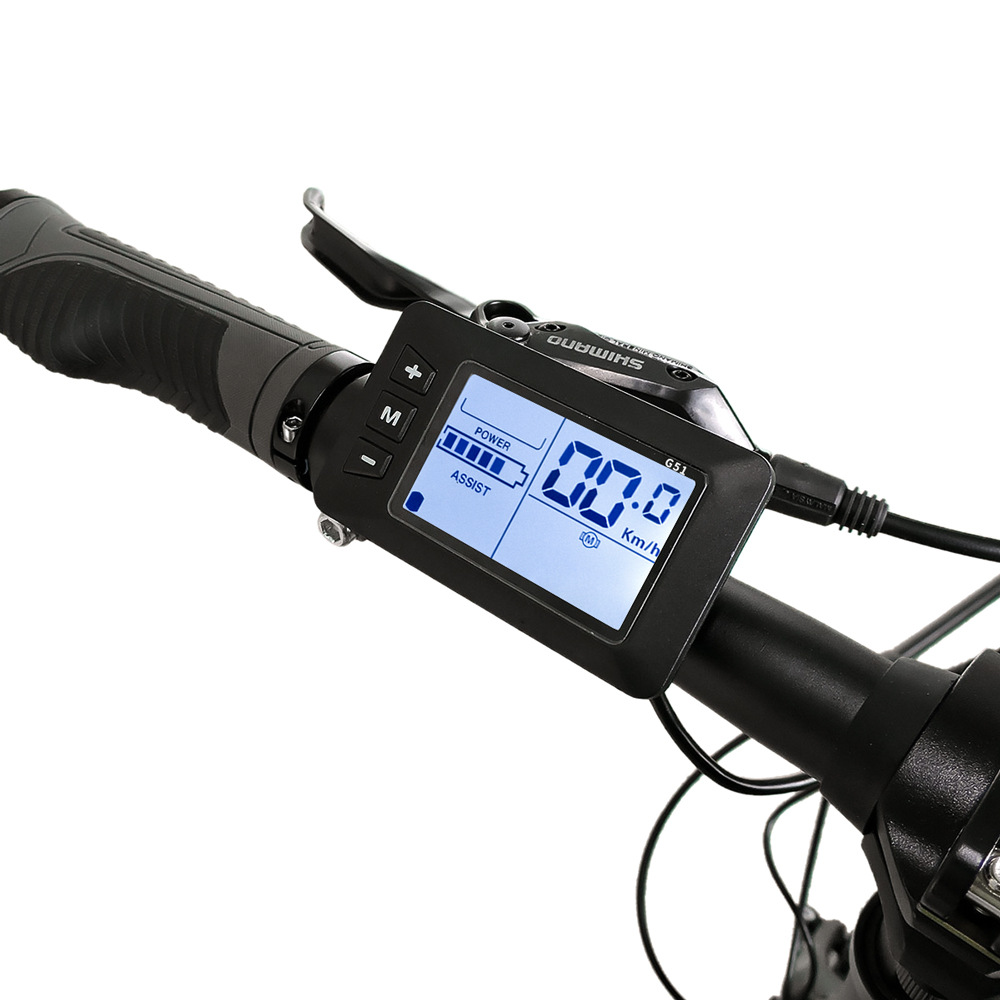 Bicycle mountain bike lithium battery power conversion accessories G51 LCD 24V36V48V ordinary connector