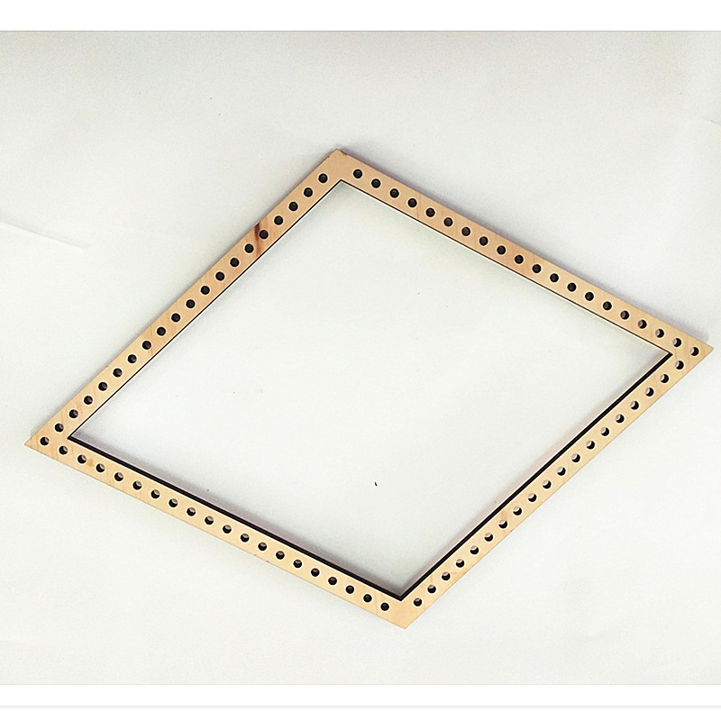 Máquina de tejer para niños en el área de jardín de infantes simple tapiz máquina de tejer creativo DIY tejido a mano bordado de costura marco