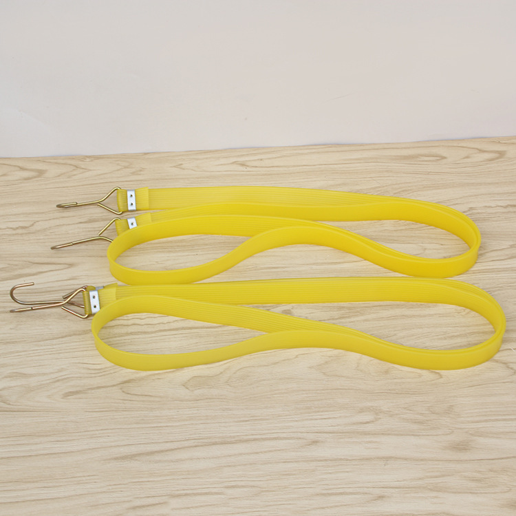 摩托车行李绳捆扎绳自行车货架绑绳快递拉绳弹力绑带橡黄色胶绑带