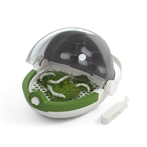 Scientific canned children's enlightenment silkworm baby breeding cabin science and education steam student incubation room teaching aids