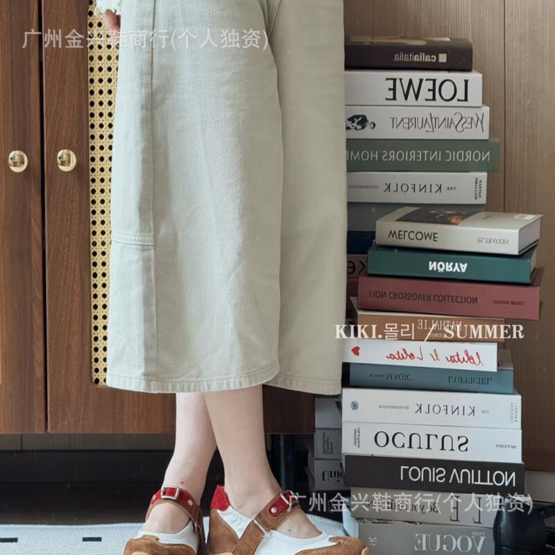 Mollykiki retro casual patchwork thick-soled stylish Cortez shoes, new summer model with internal height increase Mary Jane shoes Mollykiki retro casual patchwork thick-soled stylish Cortez shoes, new summer model with internal height increase Mary Jane shoes