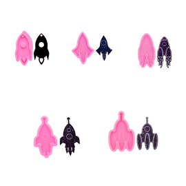 硅胶软糖巧克力火箭模具糖工艺粘土DIY糖果纸杯手工烘焙工具