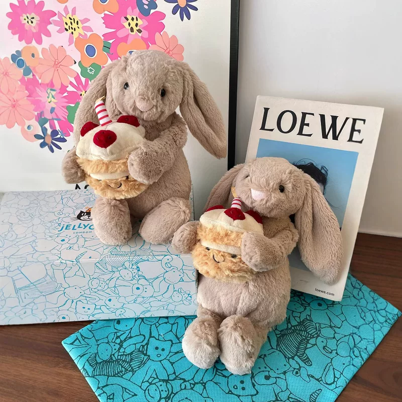 Jellycat, кролик, успокаивающая кукла, мягкая игрушка, Великобритания, Подарок на день рождения