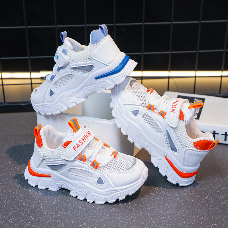 Summer mesh breathable fashionable children's sneakers for boys