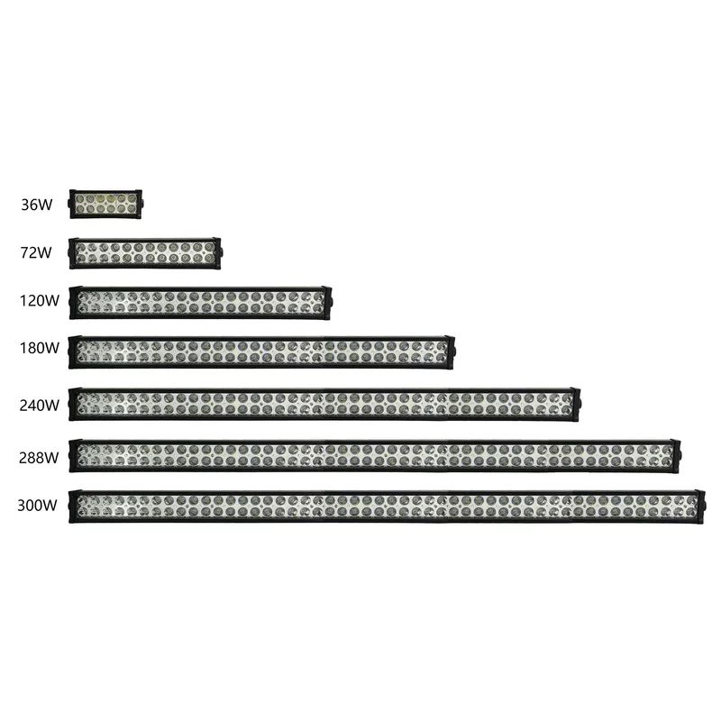 Industrial LED rectangular lamp, modified SUV, lights, 12v, 22inch, 52inch