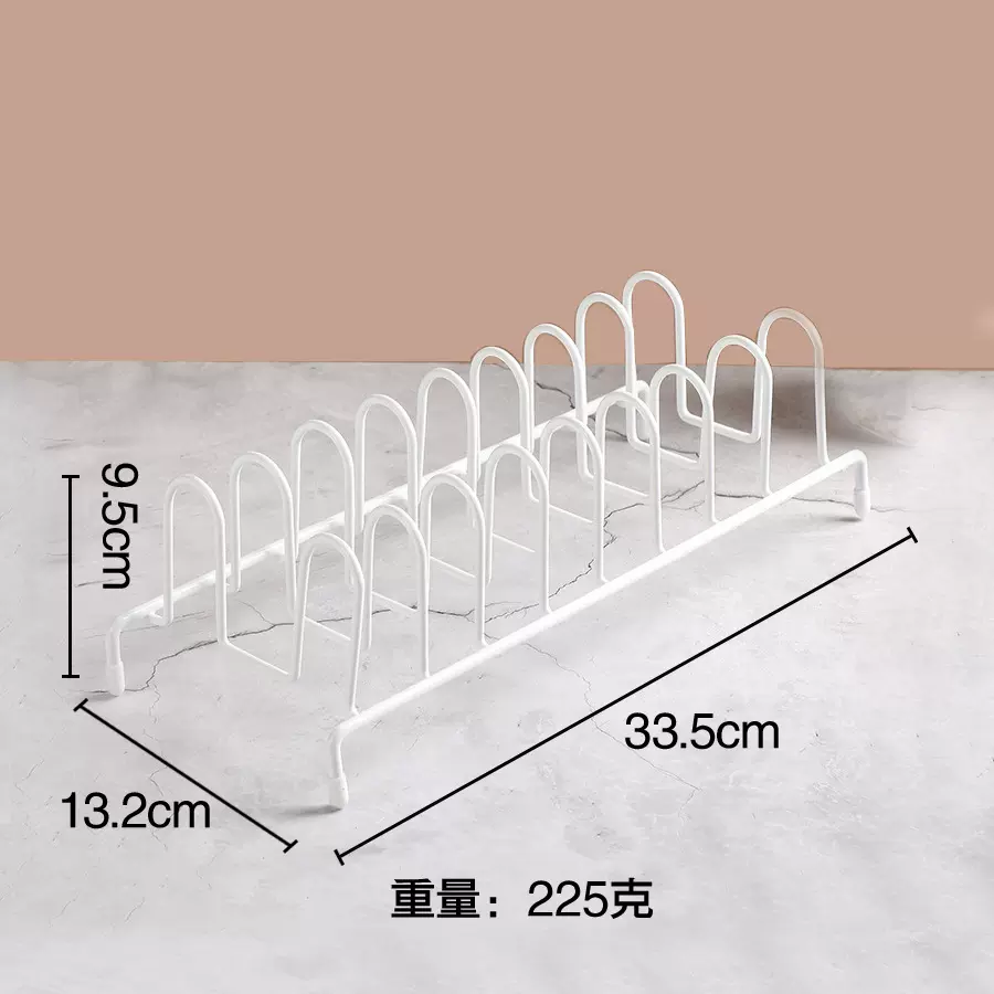 亚马逊碗架新款碗碟盘收纳架菜板置物架盘子沥水沥水防霉