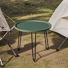 户外露营折叠桌茶桌野炊便携桌野外烧烤桌车载旅行加厚防水野餐桌