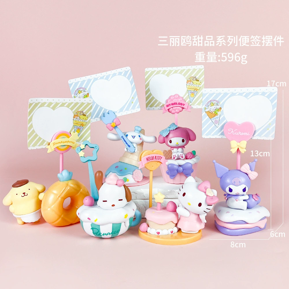 Sanrio Слепой предсказания партии Kuromi Melati Wolberry Killer Anime Doll Model Play Tide Play