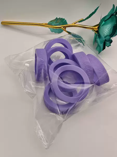 New 3rd generation purple 8 OPP bags