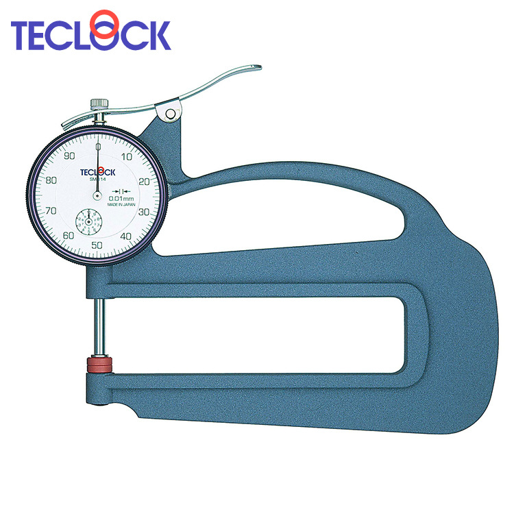 日本TECLOCK测厚仪 得乐测厚规 测厚仪表 SM-114厚薄仪