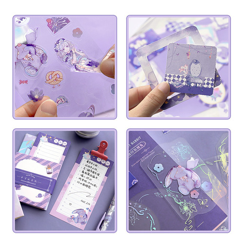 Student handbook gift box set cartoon color loose-leaf diary creative gift prize handbook material wholesale