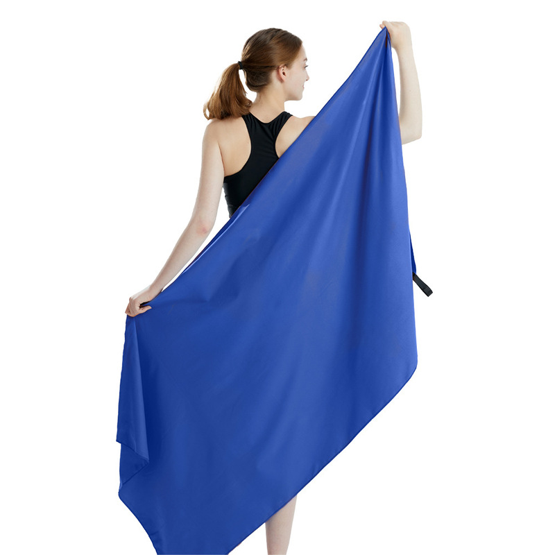 Microfiber Fitness Sports Yoga Towel Shawl, Enlarged Portable Outdoor Quick-Drying Absorbent Beach Swimming Bath Towel