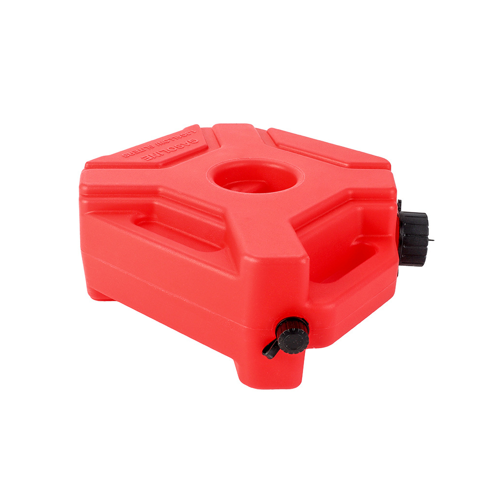 Wholesale Car and Motorcycle Spare Fuel Tank 5L with Lock Emergency Oil Pot Diesel Gasoline Plastic Oil Barrel Thickeneded Cross-Border