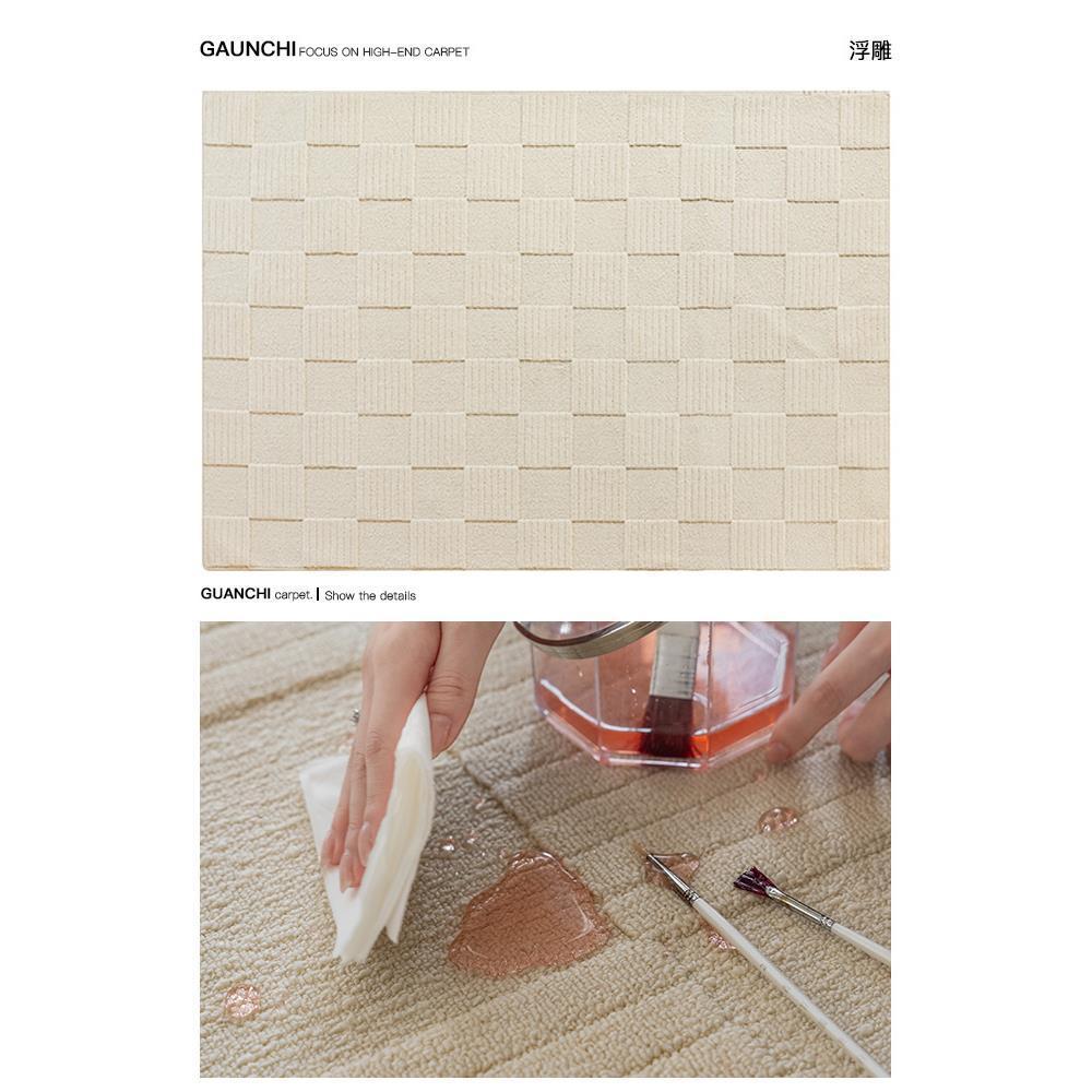 Alfombras de sala de estar 2024 nuevo sin pegamento antibacteriano filamento de diatomitas impermeable sin lavado limpiable alfombras de piso de lujo ligero de alto nivel